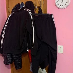 Adidas 3-Stripes Track Suit in Black